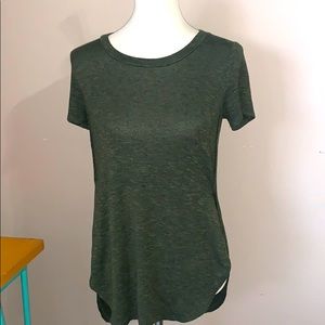 Green and Black Hi Low Tunic * Size XS *